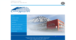 Desktop Screenshot of clinicarequipa.com.pe